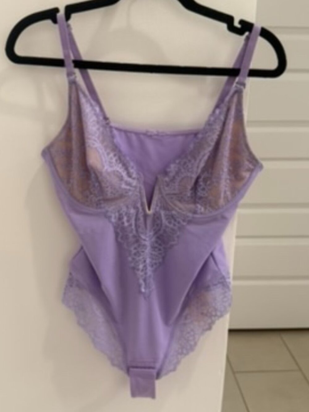 Popilush Lavender Lace Bodysuit NWT